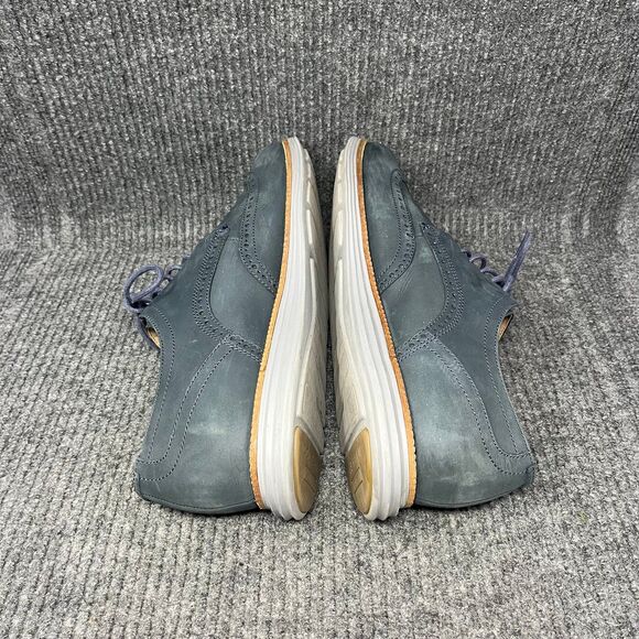 Cole Haan Grand OS Suede Wingtip Oxfords Blue Mens Size 13 M C26473 - Picture 5 of 8